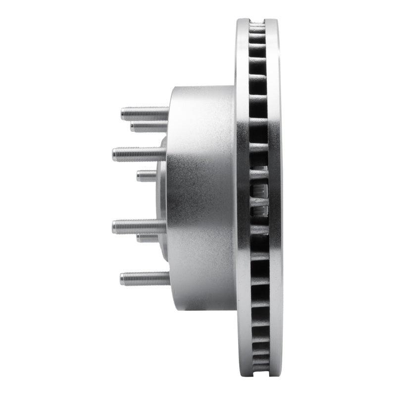 R1 06-12 Ford F-250 2WD (Super Duty) Front Left Drilled & Slotted Silver Brake Rotor