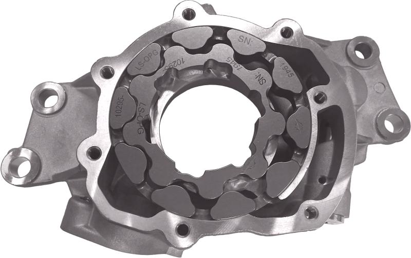 Boundary Chevy LS1 4.8L/5.3L/5.7L/6.0L Billet Gear Std Flow Vane Ported Oil Pump Assembly (w/1 Shim)