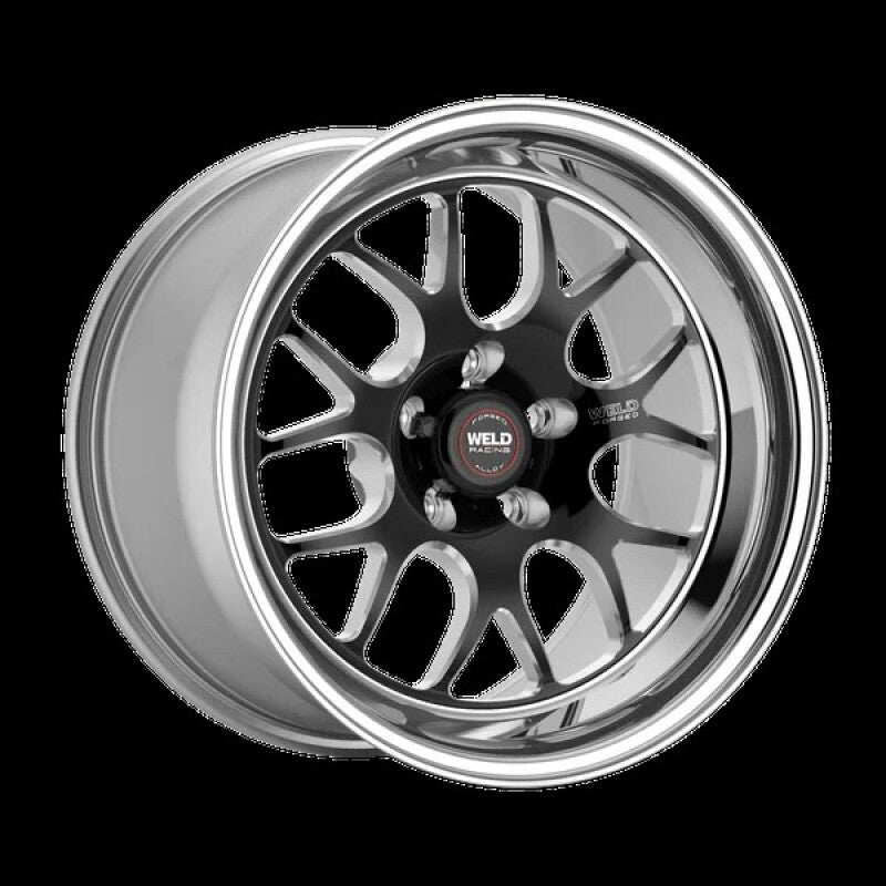 Weld S77 18x11 / 5x4.75 BP / 4.2in. BS Black Wheel (Low Pad) - Non-Beadlock