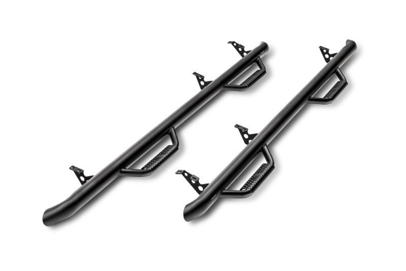 N-Fab Nerf Step 15-17 GMC - Chevy Canyon/Colorado Crew Cab 6ft Bed - Tex. Black - W2W - 3in