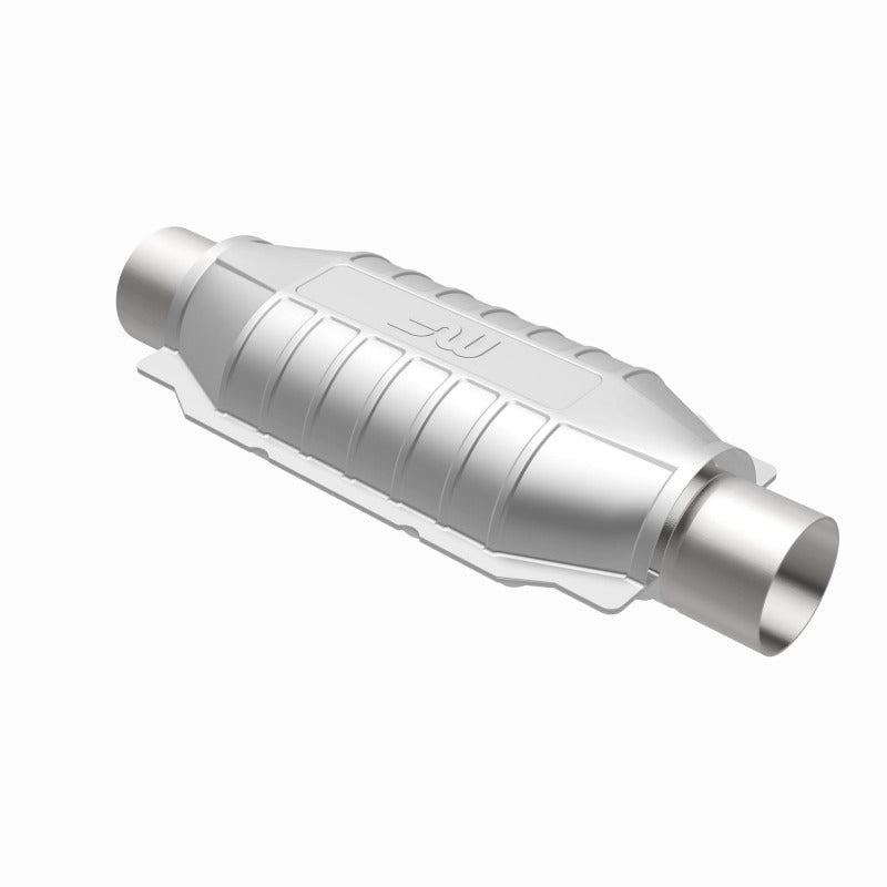 MagnaFlow Univ Cat Conv 2.25in Inlet/Outlet Ctr/Ctr Oval 12in Body L x 6.5in W x 16in Overall L
