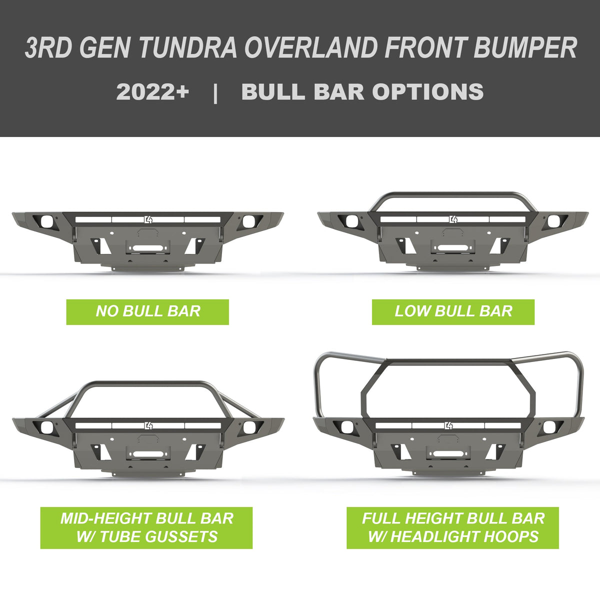 2022+ Toyota Tundra Overland Series Front Bumper