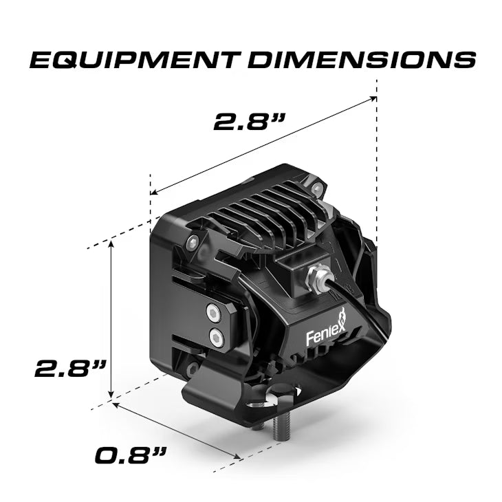 4" Hi/Lo Cube Light