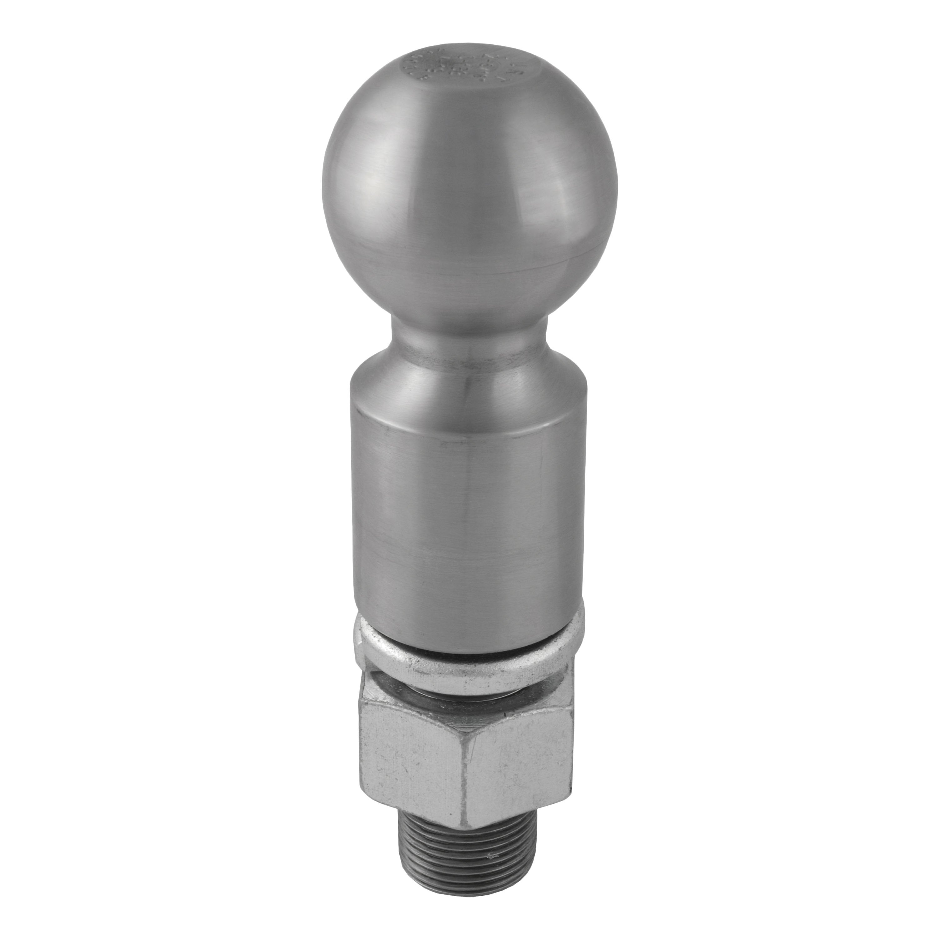 CURT Raw Steel Trailer Hitch Ball, 25,000 lbs, 2-Inch Rise, 2-5/16-Inch Diameter, 1-1/4 x 2-5/8-Inch Shank Model 40087