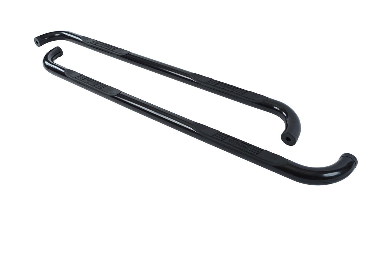 4000 Series SideSteps With Mounting Bracket Kit Powder Coat Black 1999-2013 Silverado/Sierra 1500/2500/3500 HD Go Rhino