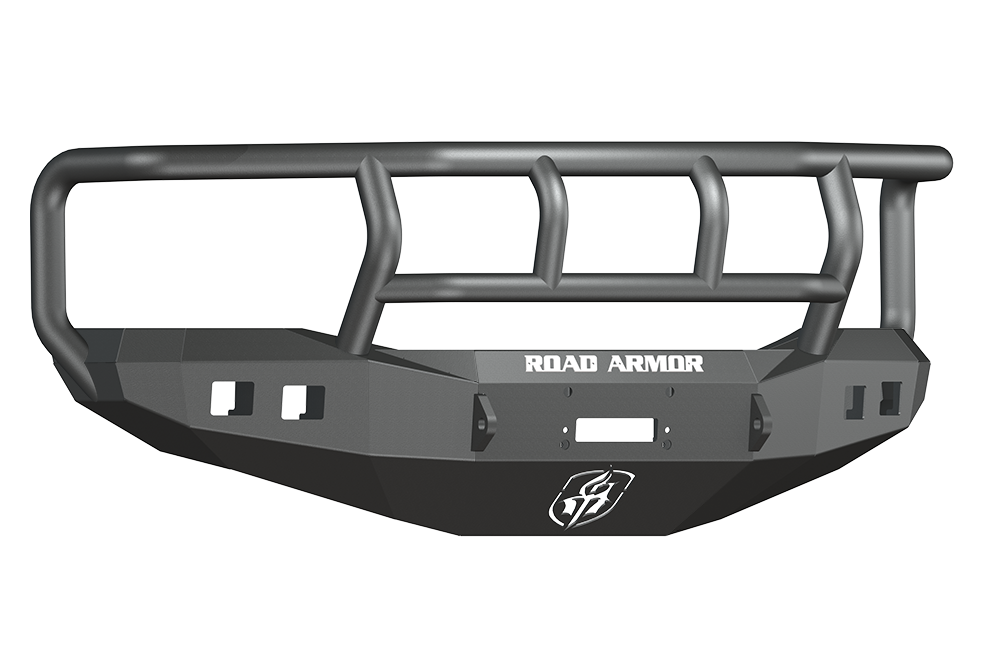 Stealth Front Winch Bumper Titan II Guard - Texture Black 2006-2009 RAM 2500 3500