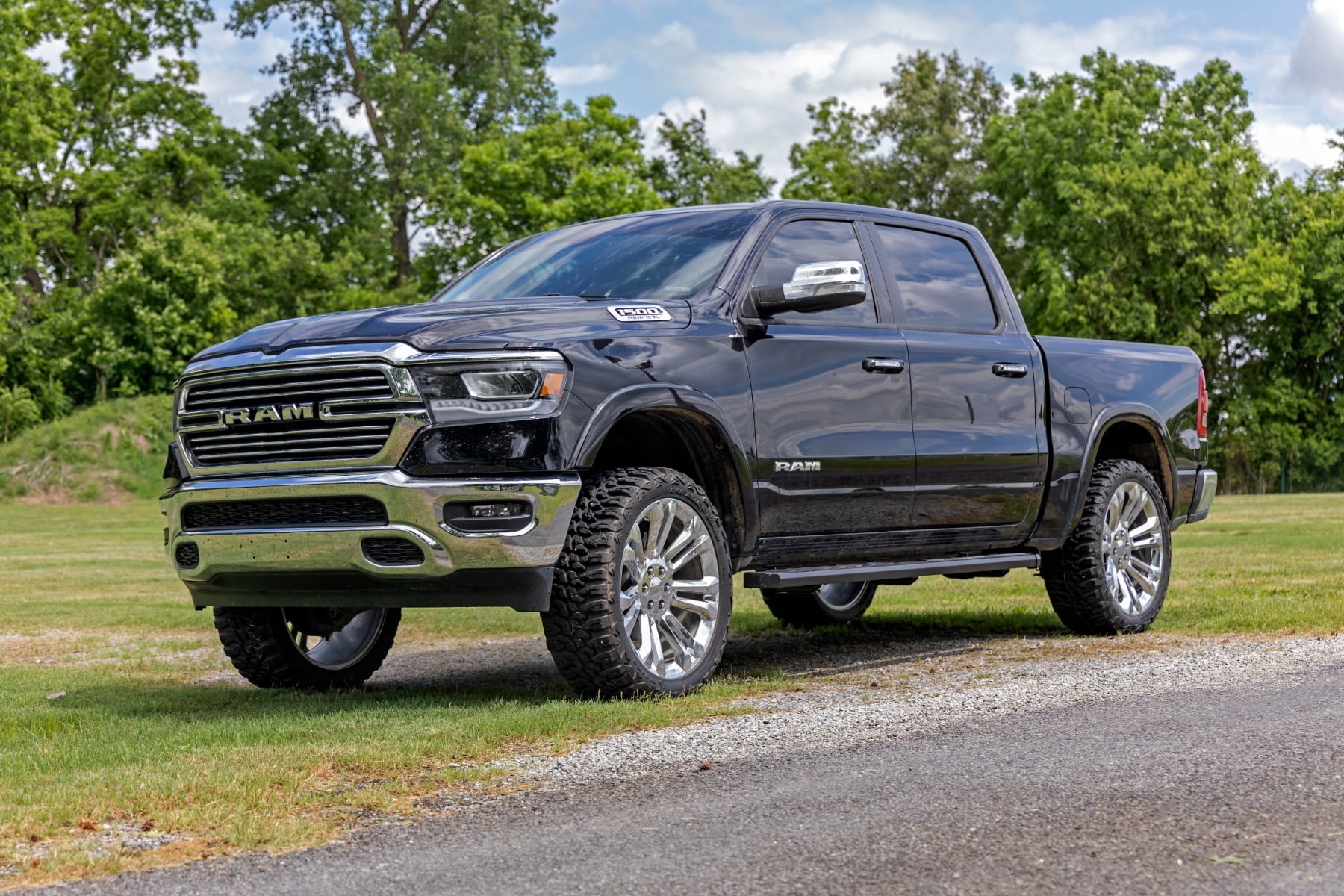 BA2 Running Board Side Step Bars Ram 1500 (19-26)/1500 TRX (21-24) Rough Country