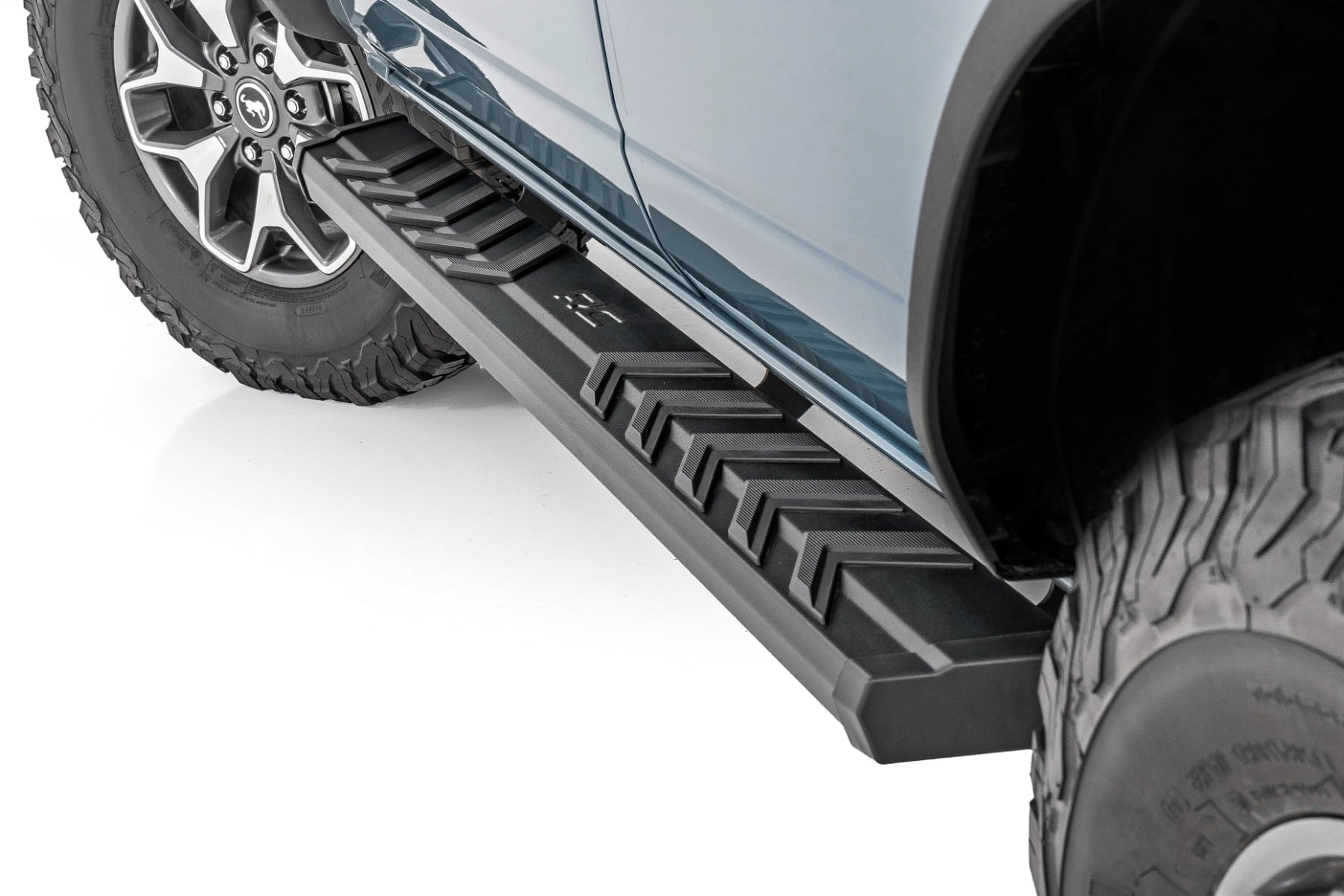 BA2 Running Boards Side Step Bars 4-Door Ford Bronco 4WD (2021-2025) Rough Country