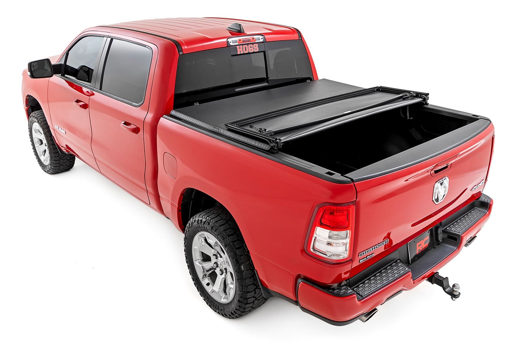 Soft Tri-Fold Bed Cover 6 Foot 4 Inch Bed Ram 1500 (19-26)/1500 TRX (21-24) Rough Country