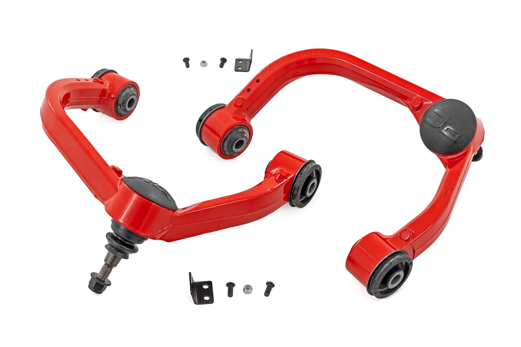 Red Forged Upper Control Arms 3 Inch Lift Ford F-150 4WD (2021-2026) Rough Country