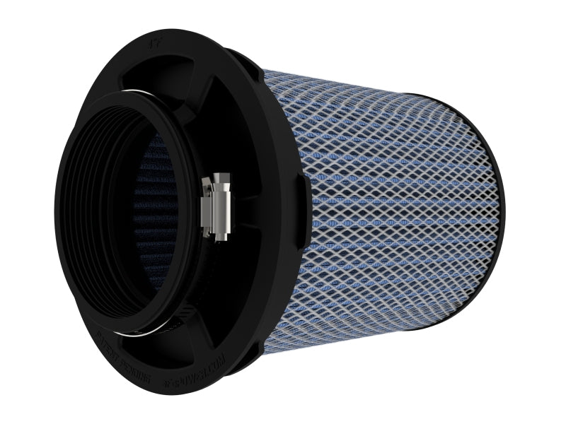 Inverted air filter designed for AFE Momentum Intake, measuring 4 inches front, 6.5 inches back and top, 8 inches height.