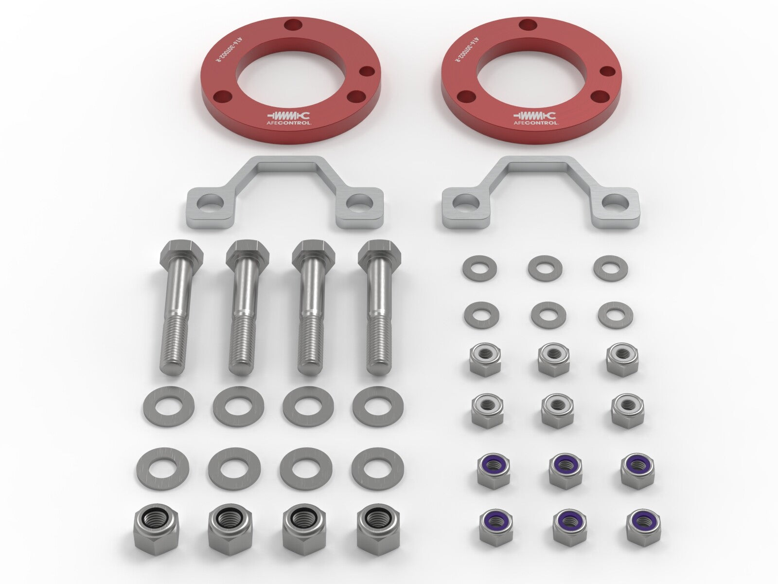 aFe Control 1.25 Inch Leveling Kit Red Ford Bronco 21-26 V6-2.7L (tt) aFe Power