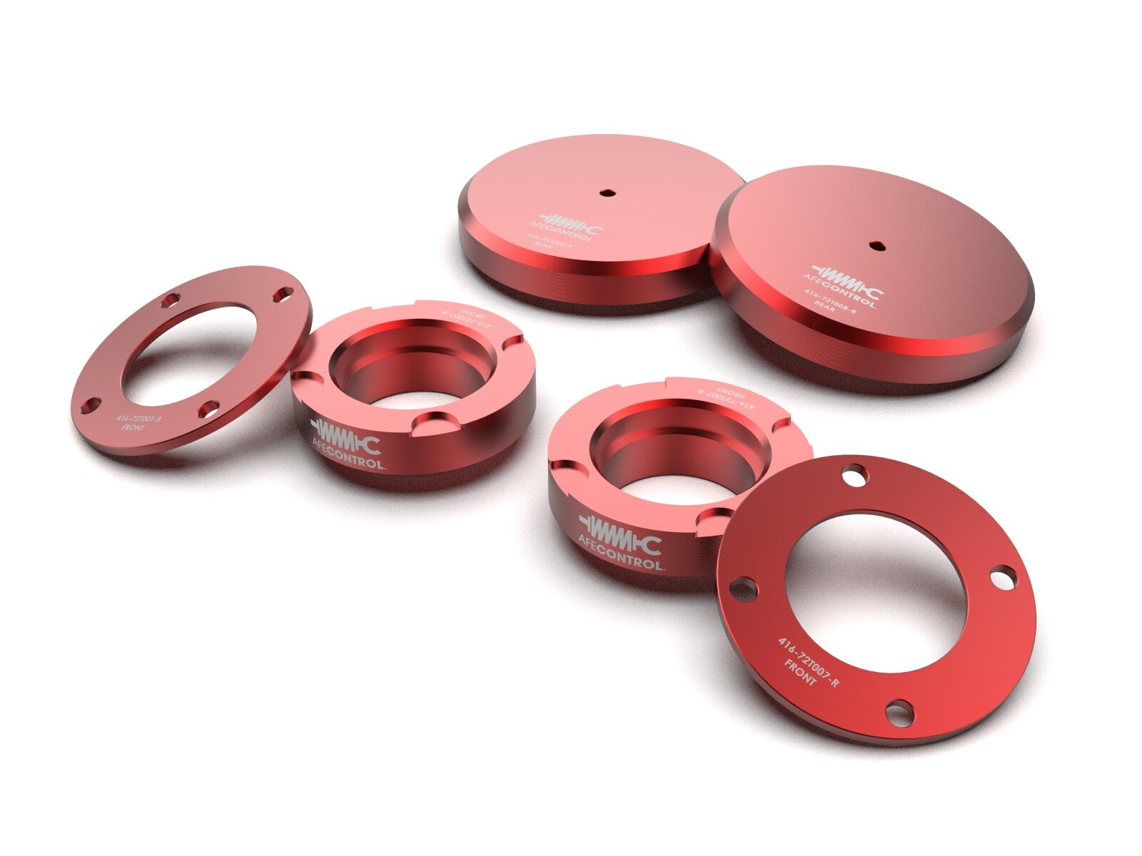 aFe Control 2.5 Inch Front & 1 Inch Rear Lift Kit Toyota Tundra/Sequoia Trd Pro 22-26 aFe Power