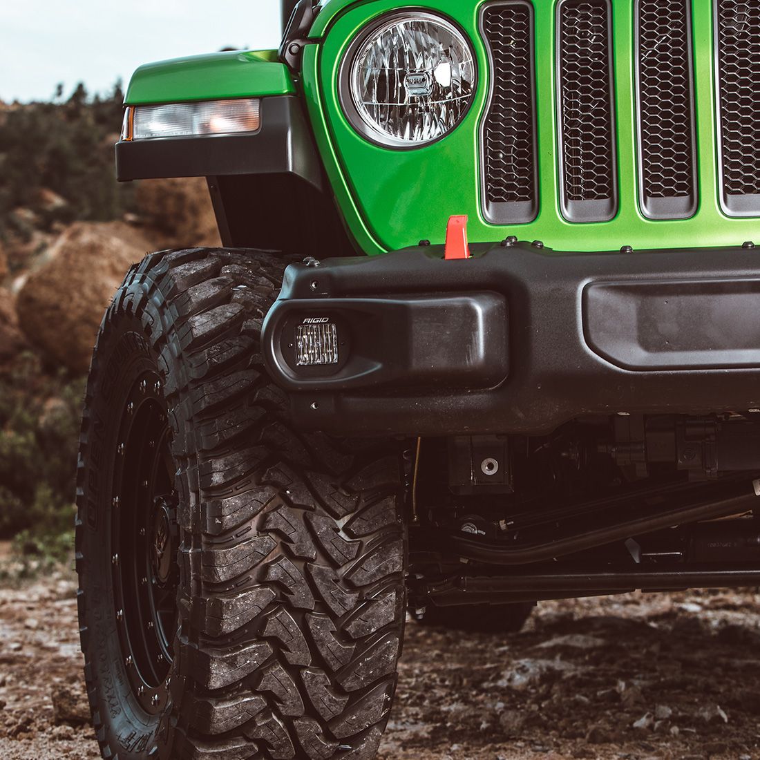 2018 Jeep Wrangler JL Fog Mount Fits 2 D-Series Pro RIGID Industries