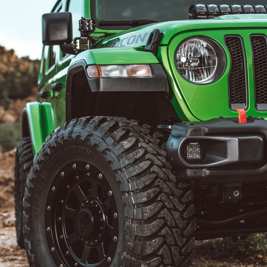 2018 Jeep Wrangler JL Fog Mount Fits 2 D-Series Pro RIGID Industries