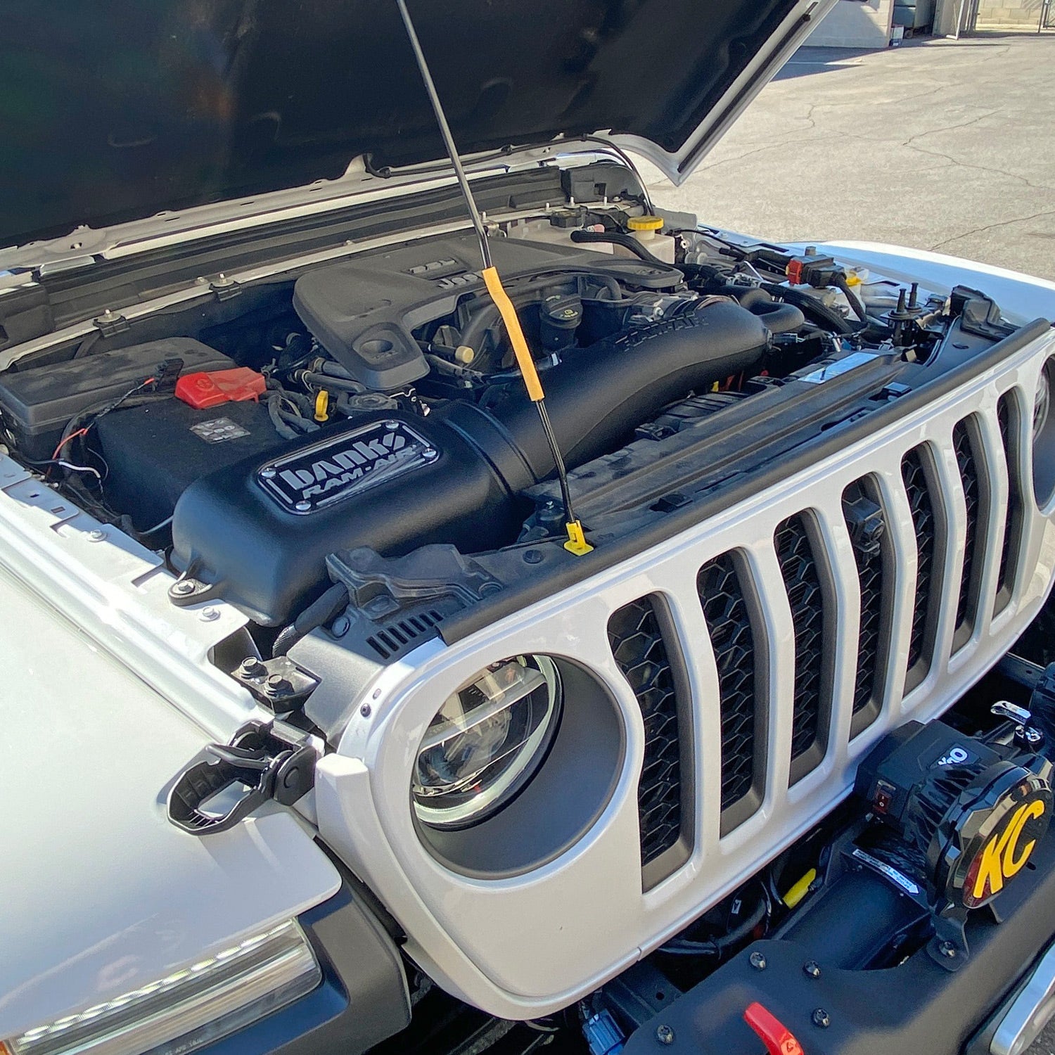 Banks Ram-Air, Big-Ass Dry Filter Cold Air Intake System for 18-26 Jeep Wrangler JL 3.6L 20-26 Gladiator 3.6L