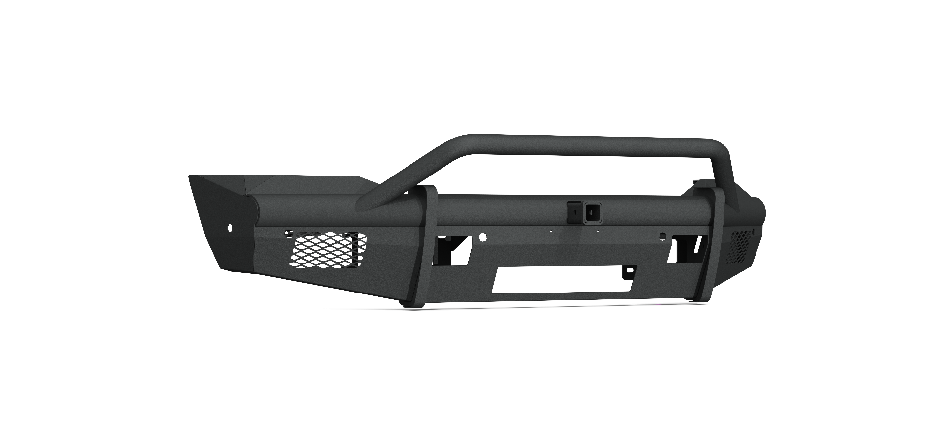 Vaquero Front Non-Winch Bumper Pre-Runner Guard | 2in Receiver - Texture Black 2019-2024 RAM 2500 3500