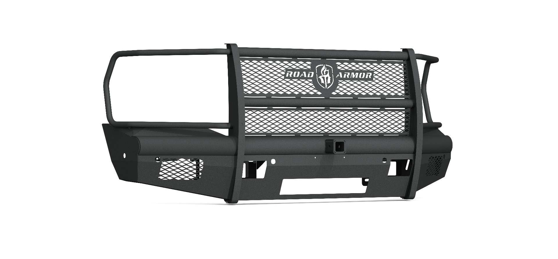 Vaquero Front Non-Winch Bumper Full Guard | 2in Receiver - Texture Black 2019-2026 RAM 2500 3500