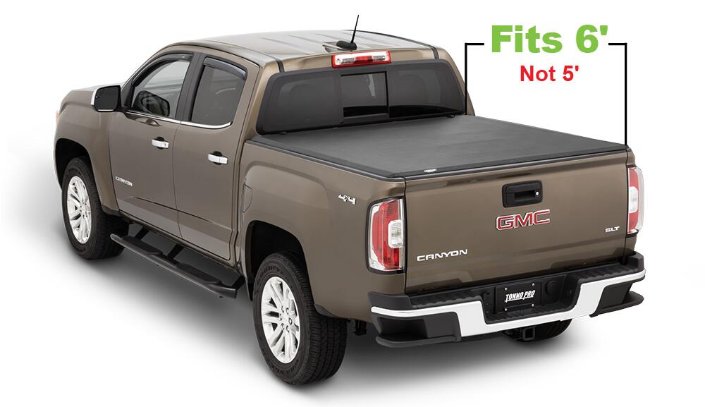 Soft Folding Tonneau Cover 15-22 Colorado/Canyon 6 Foot 2 Inch Tonno Pro