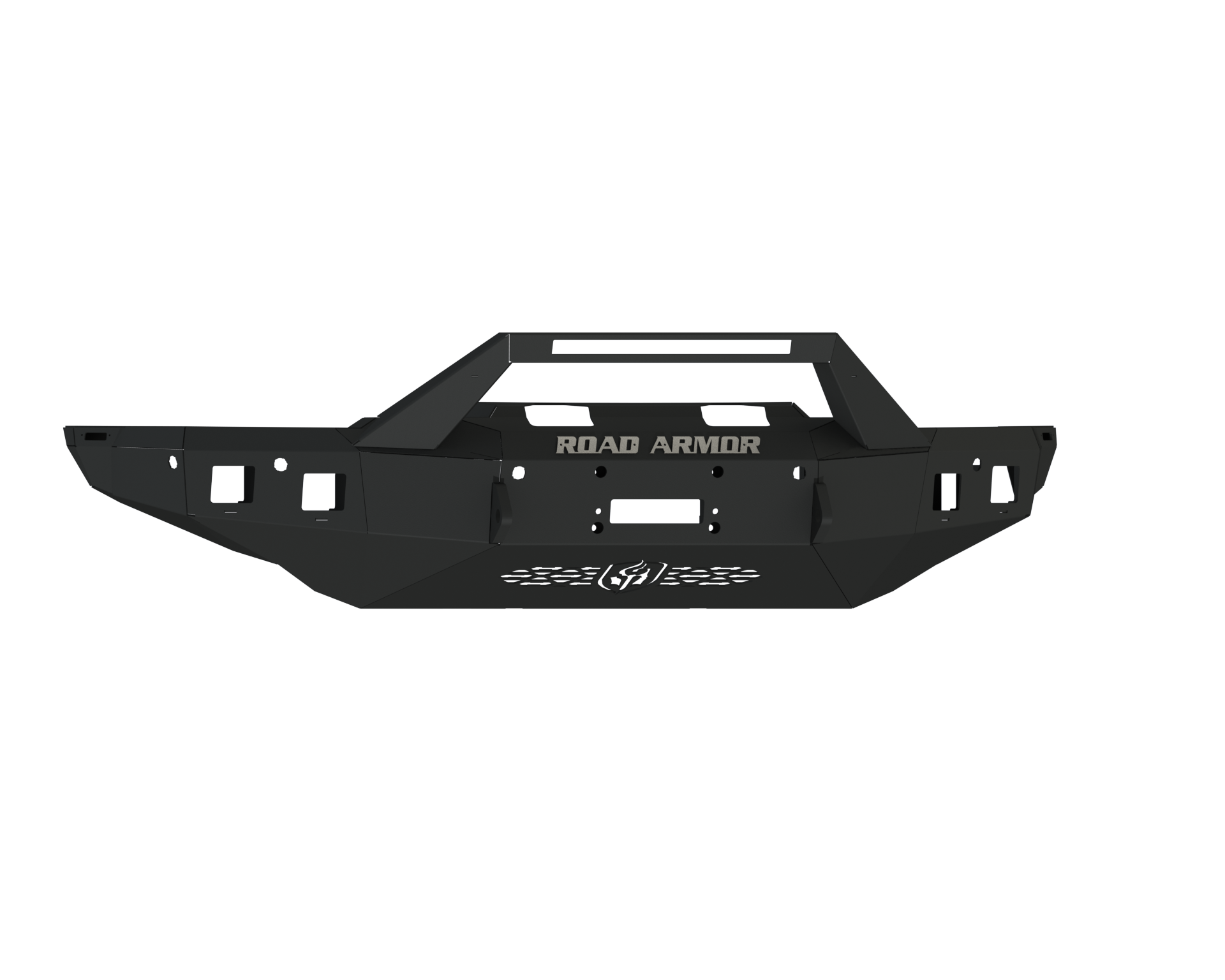 Stealth Front Winch Bumper Sheet Metal Pre-Runner Guard - Texture Black 2021-2024 RAM TRX