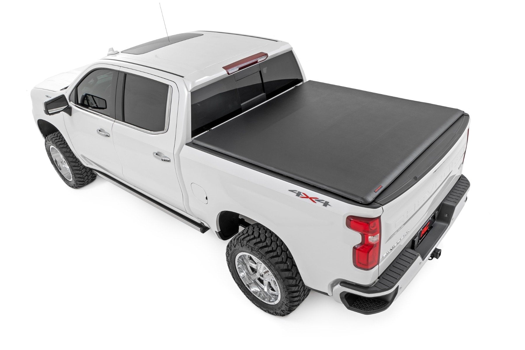 Soft Roll Up Bed Cover 5 Foot 10 Inch Bed Chevy/GMC Sierra 1500 (19-26)/Silverado 1500 (19-26) Rough Country
