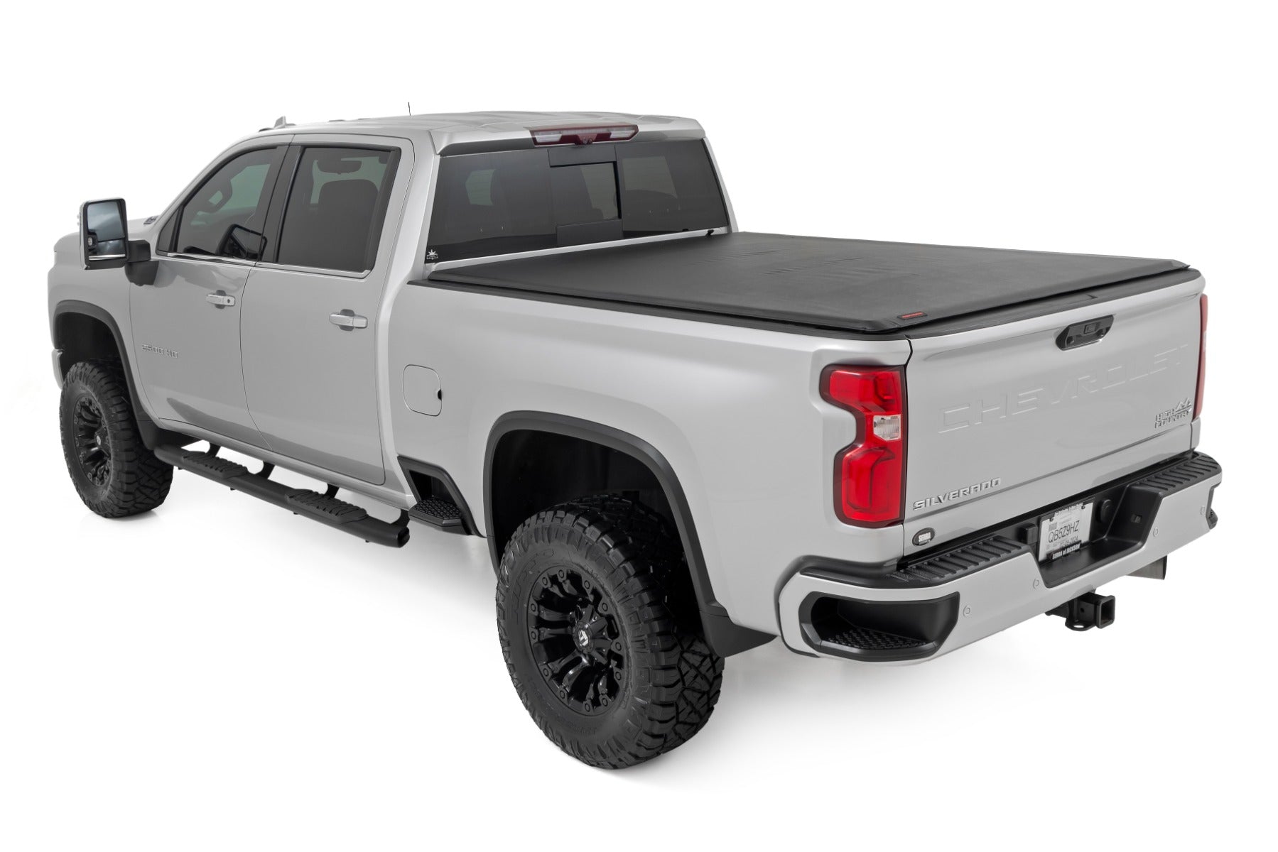 Soft Roll Up Bed Cover 6 Foot 9 Inch Bed Silverado/Sierra 2500HD/3500HD (20-26) Rough Country