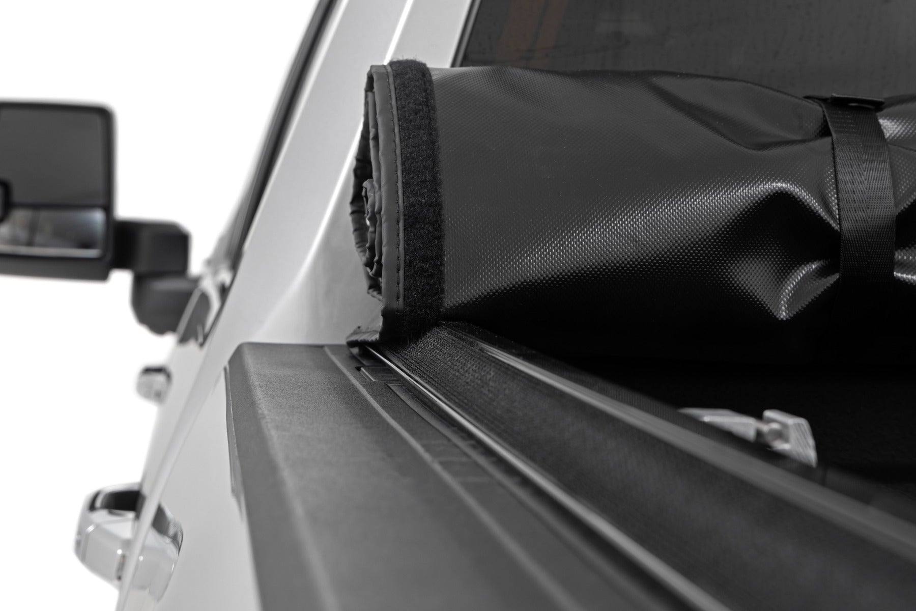 Soft Roll Up Bed Cover 6 Foot 9 Inch Bed Silverado/Sierra 2500HD/3500HD (20-26) Rough Country