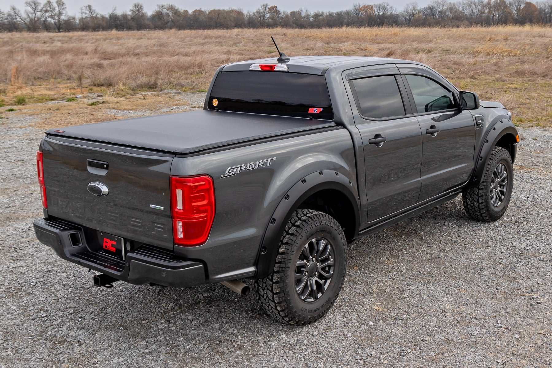 Soft Roll Up Bed Cover 5 Foot Bed Ford Ranger 2WD/4WD (2019-2023) Rough Country