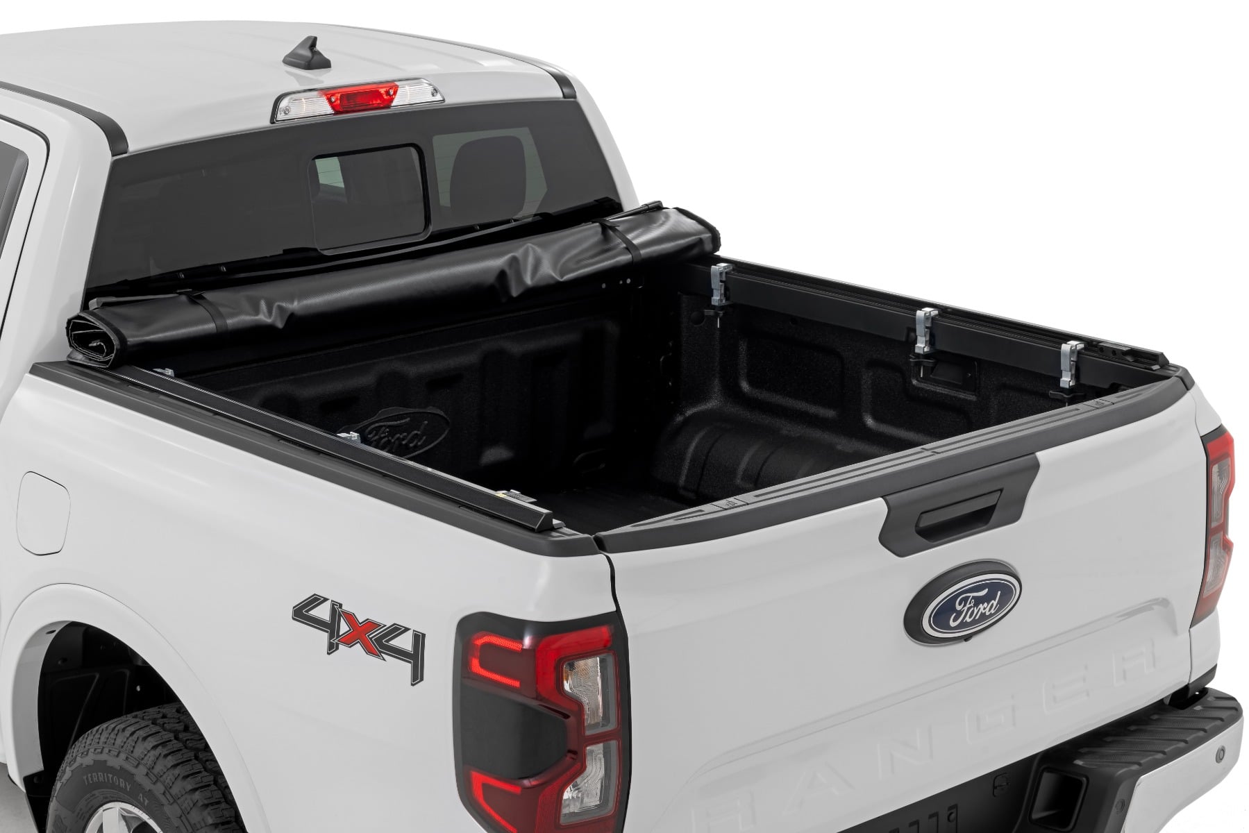 Soft Roll Up Bed Cover 5 Foot Bed Ford Ranger 2WD/4WD (2024-2026) Rough Country