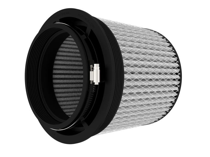 Inverted air filter designed for afe Momentum Intake, measuring 6 inches front diameter and 8 inches height for optimal airflow.