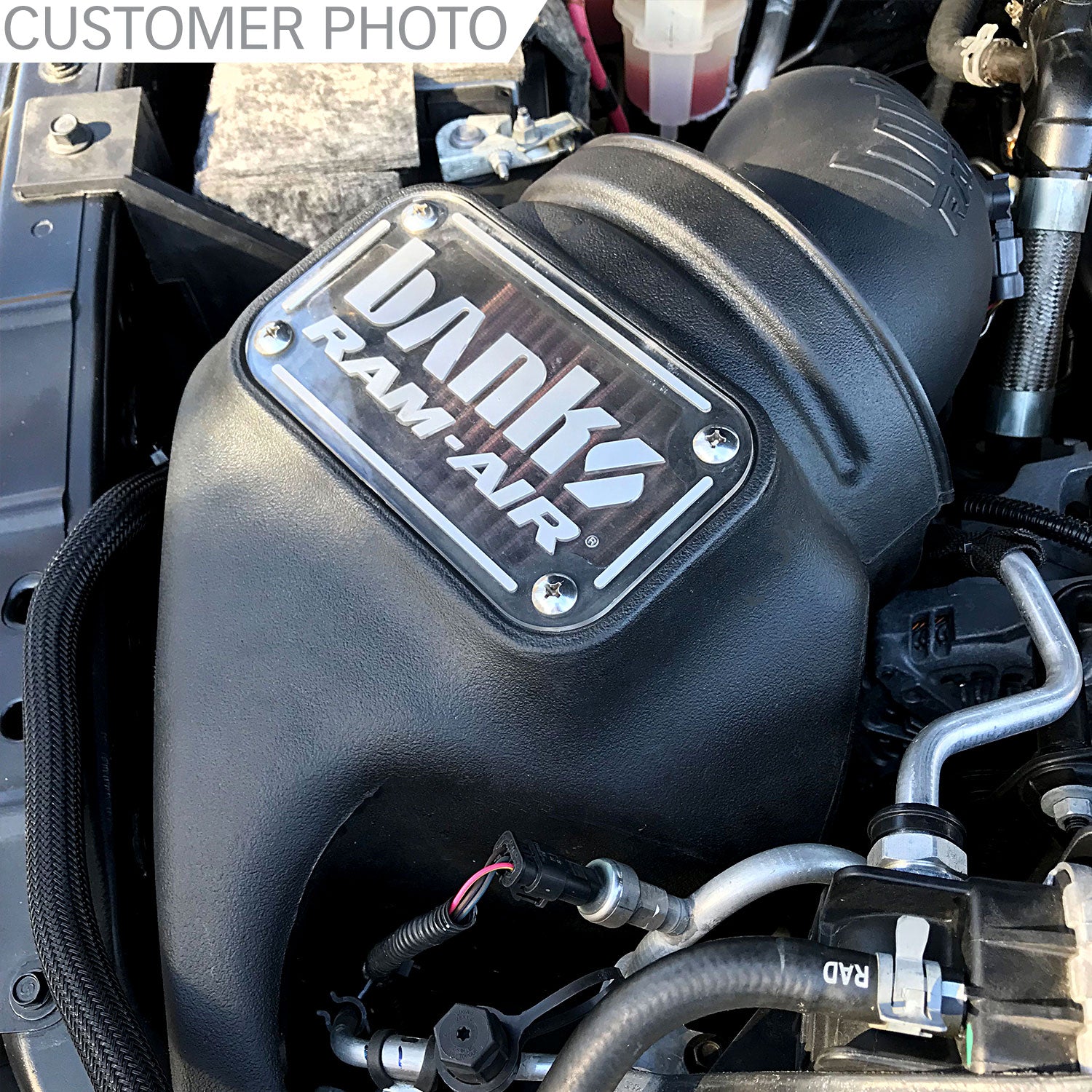 Ram-Air Cold-Air Intake System Oiled Filter 2013-2018 6.7L Cummins Diesel Banks Power