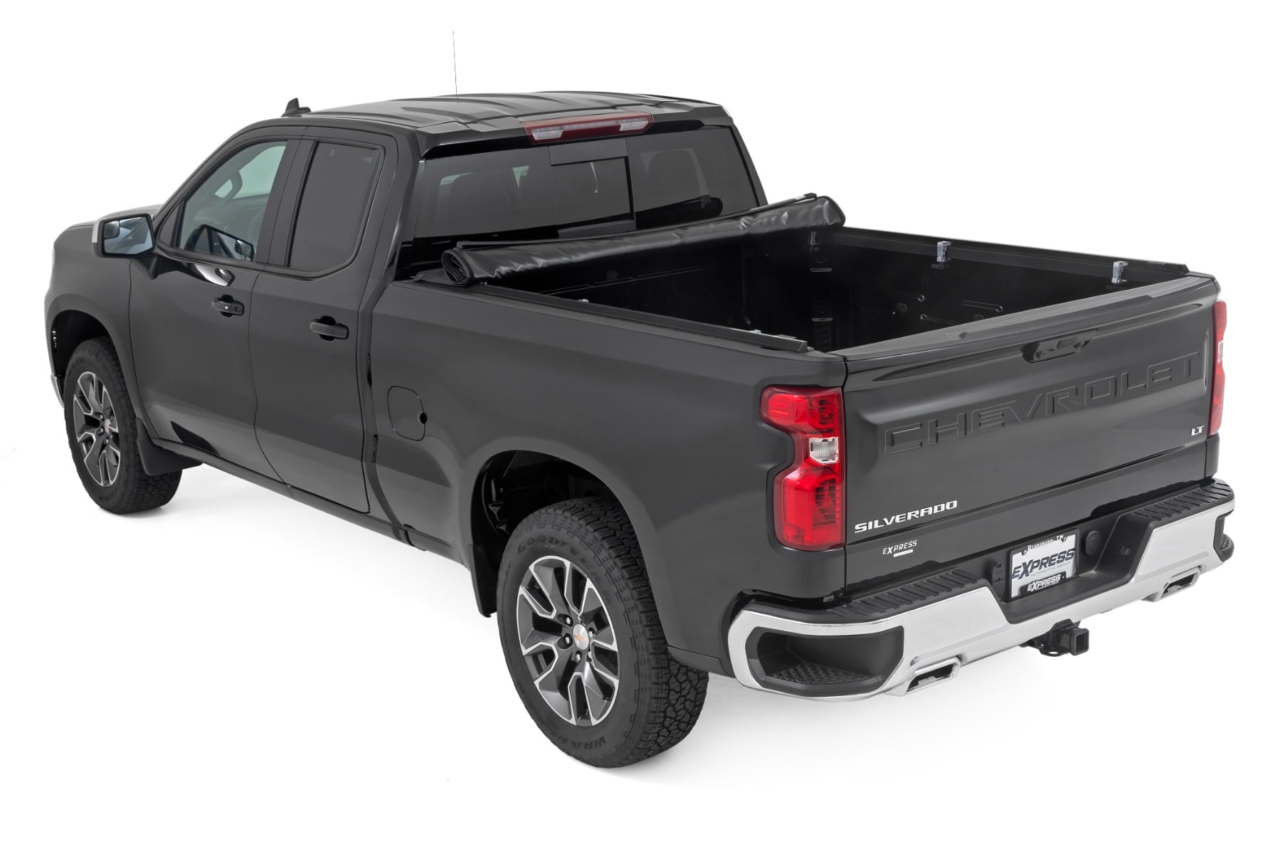 Soft Roll Up Bed Cover 6 Foot 7 Inch Bed Chevy/GMC Sierra 1500 (19-26)/Silverado 1500 (19-26) Rough Country