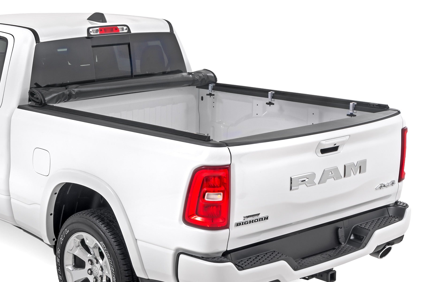 Soft Roll Up Bed Cover 6 Foot 4 Inch Bed Ram 1500 (19-26)/1500 TRX (21-24) Rough Country