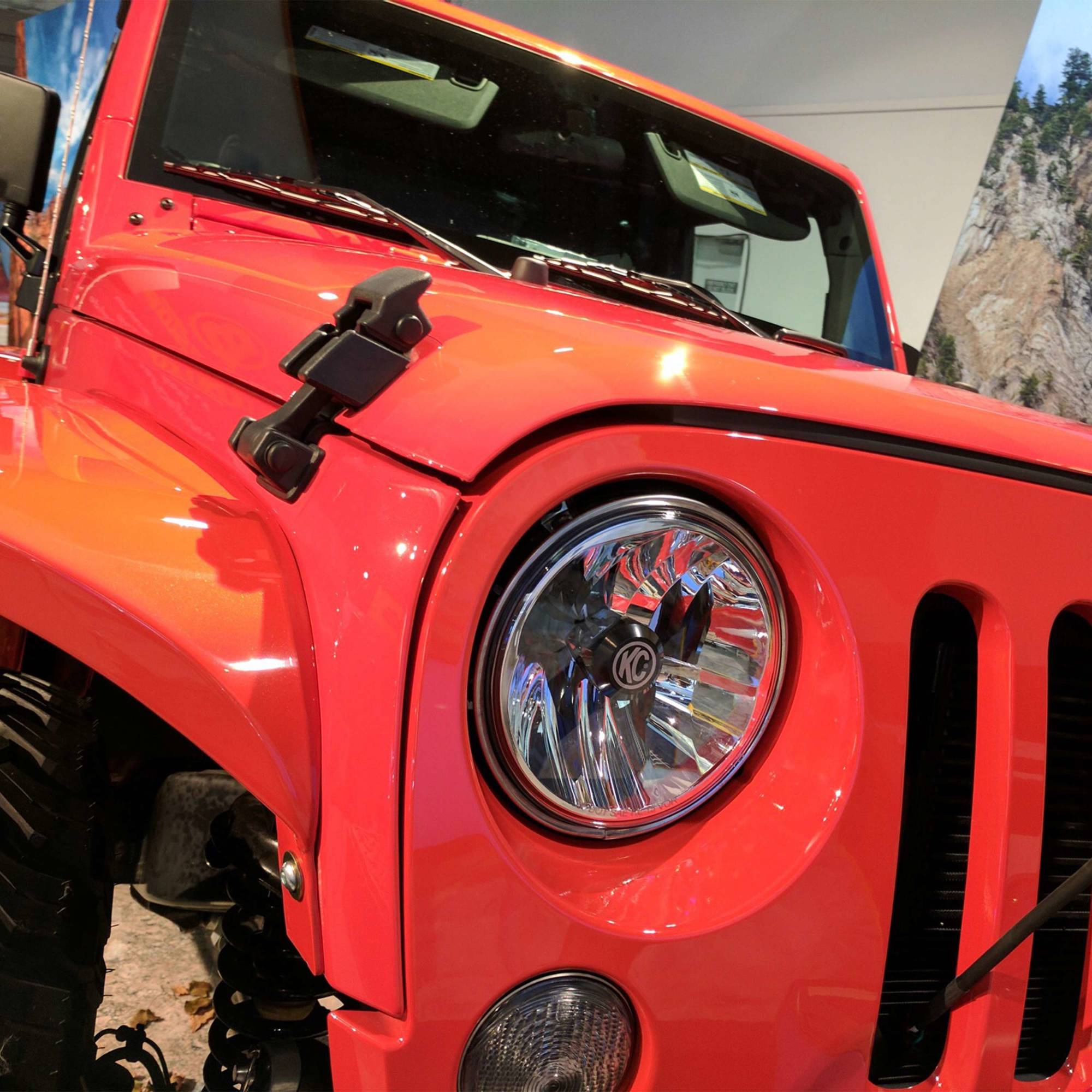 Jeep Head Lights Gravity LED 7 Inch 2- Light 2007-2018 Jeep Wrangler JK KC HiLiTES