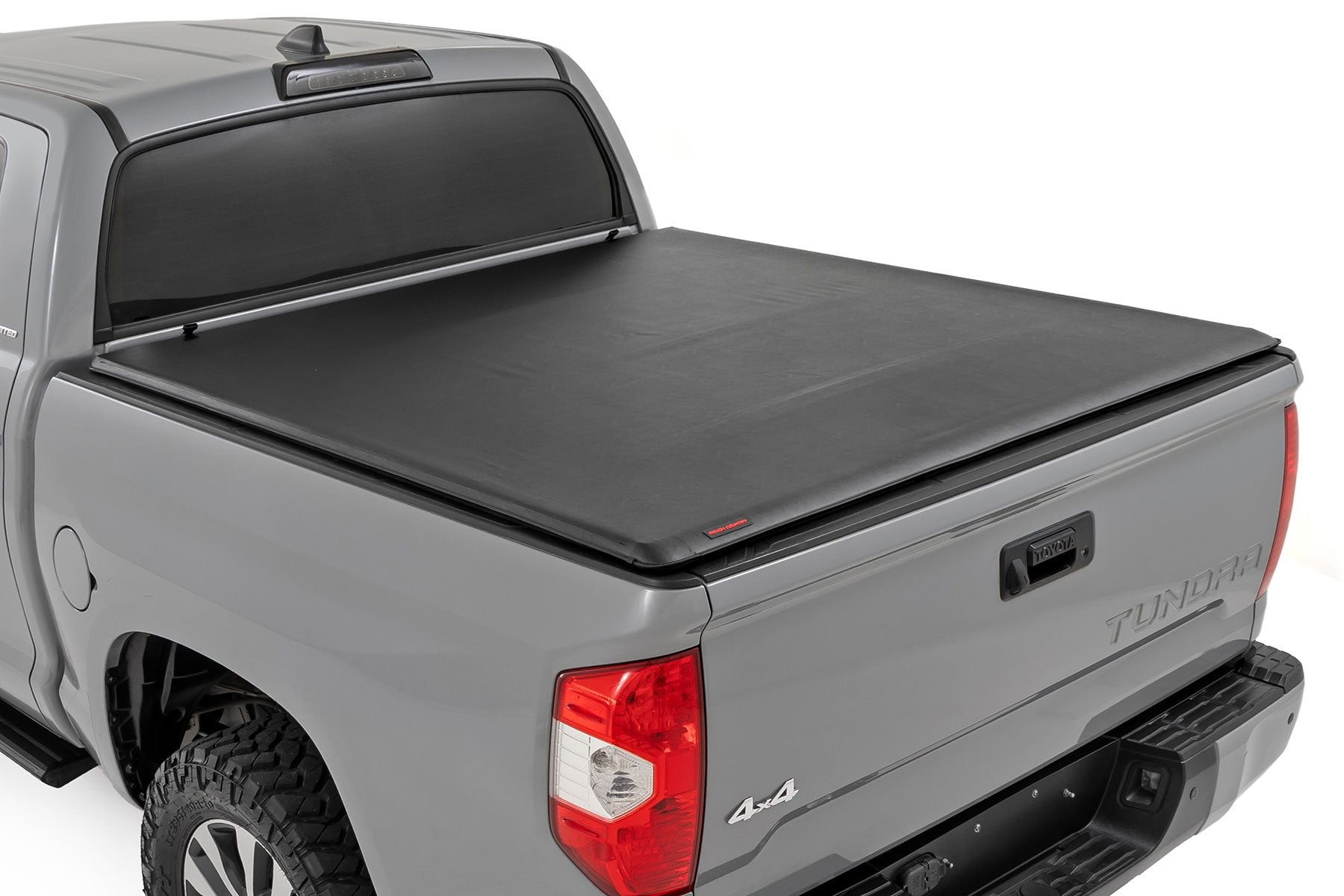 Soft Roll Up Bed Cover 5 Foot 7 Inch Bed Toyota Tundra 2WD/4WD (2007-2021) Rough Country