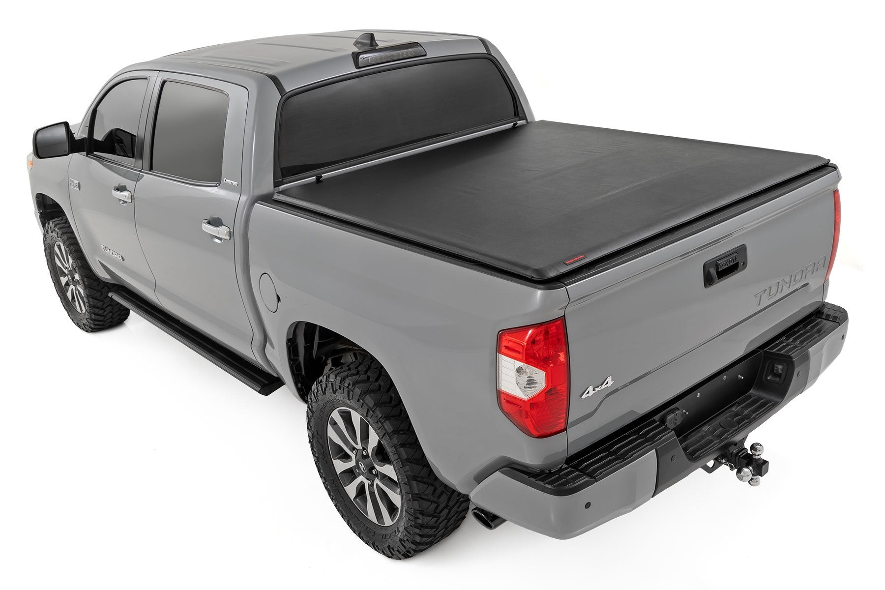 Soft Roll Up Bed Cover 5 Foot 7 Inch Bed Toyota Tundra 2WD/4WD (2007-2021) Rough Country