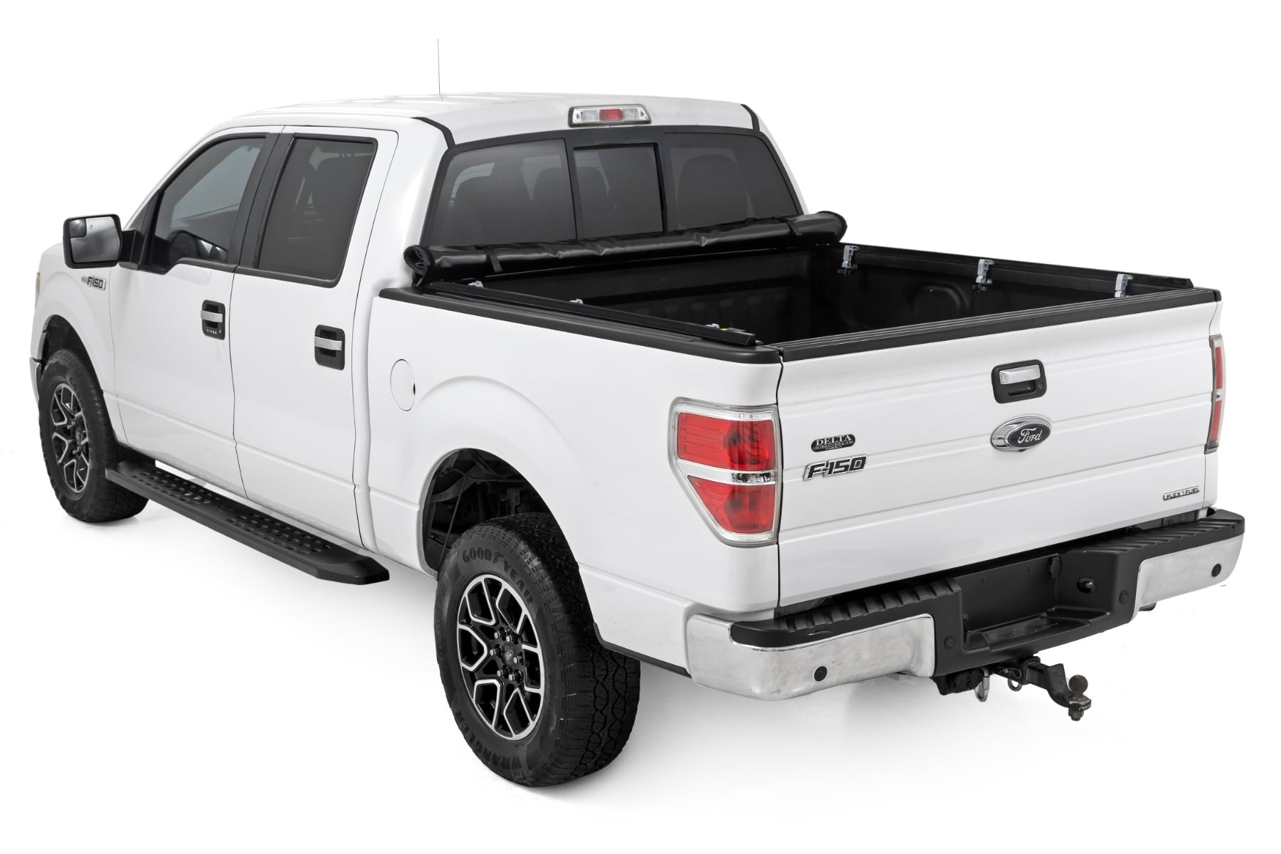 Soft Roll Up Bed Cover 5 Foot 7 Inch Bed Ford F-150 2WD/4WD (2004-2014) Rough Country