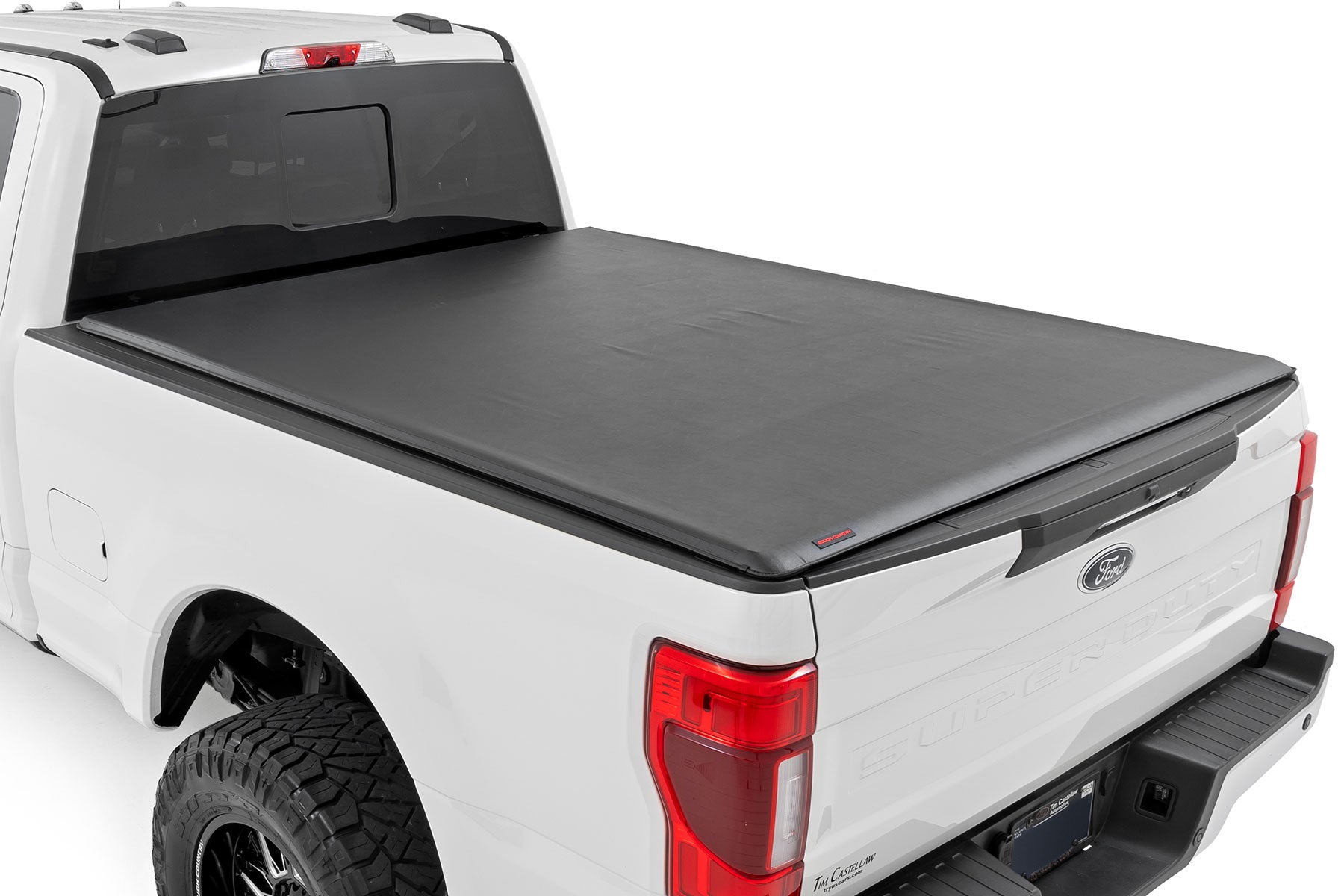Soft Roll Up Bed Cover 6 Foot 10 Inch Bed Ford F-250/F-350 Super Duty (17-26) Rough Country