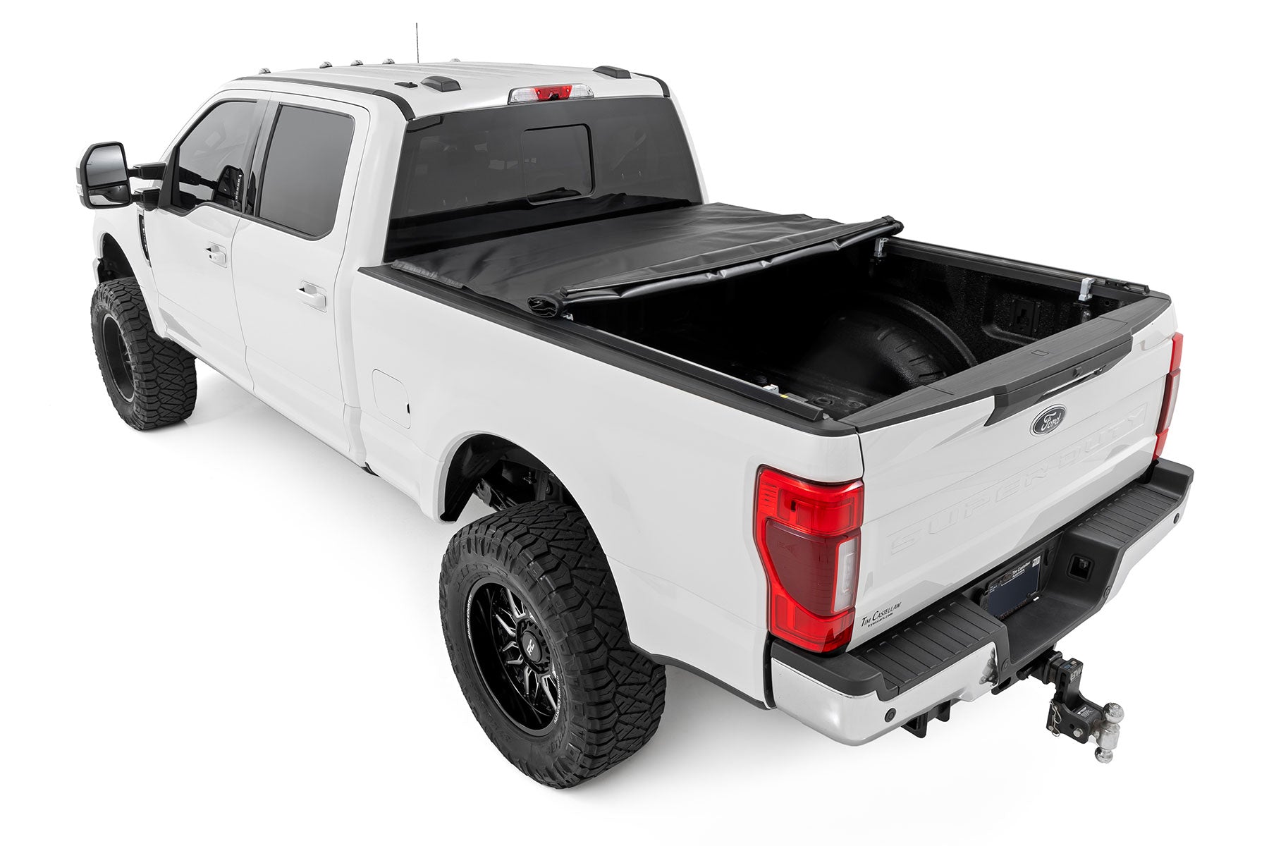 Soft Roll Up Bed Cover 6 Foot 10 Inch Bed Ford F-250/F-350 Super Duty (17-26) Rough Country
