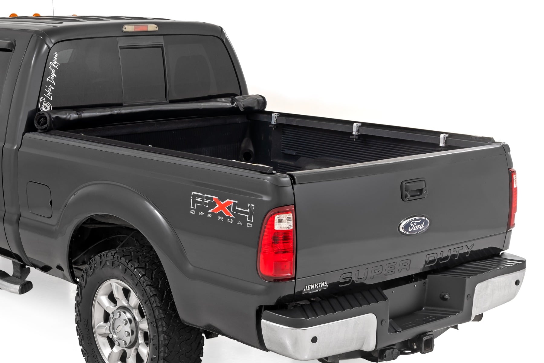 Soft Roll Up Bed Cover 6 Foot 10 Inch Bed Ford F-250/F-350 Super Duty (99-16) Rough Country