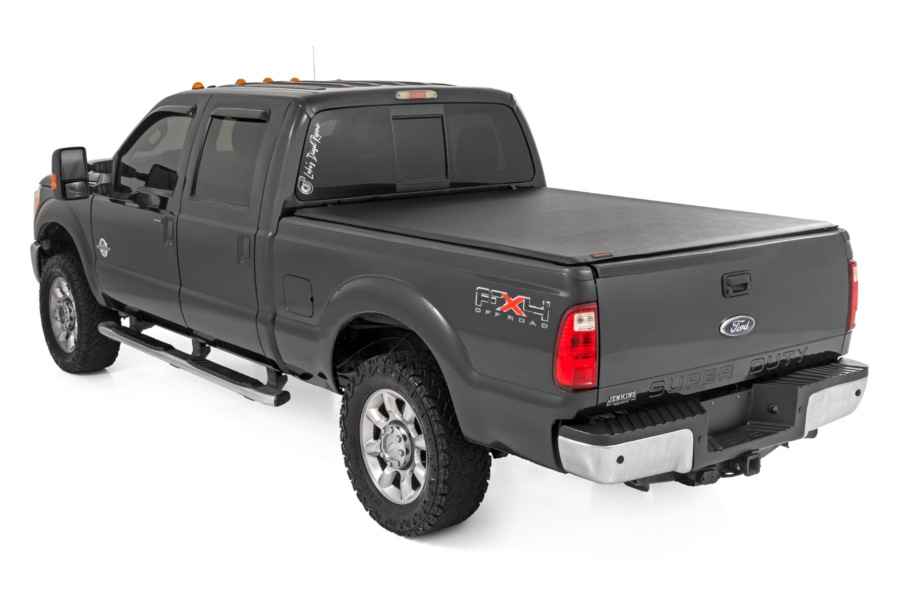 Soft Roll Up Bed Cover 6 Foot 10 Inch Bed Ford F-250/F-350 Super Duty (99-16) Rough Country
