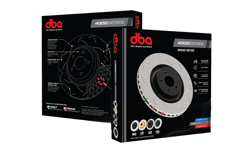 DBA 14-19 Chevrolet Corvette Z51 Front 4000 Series Plain Rotor
