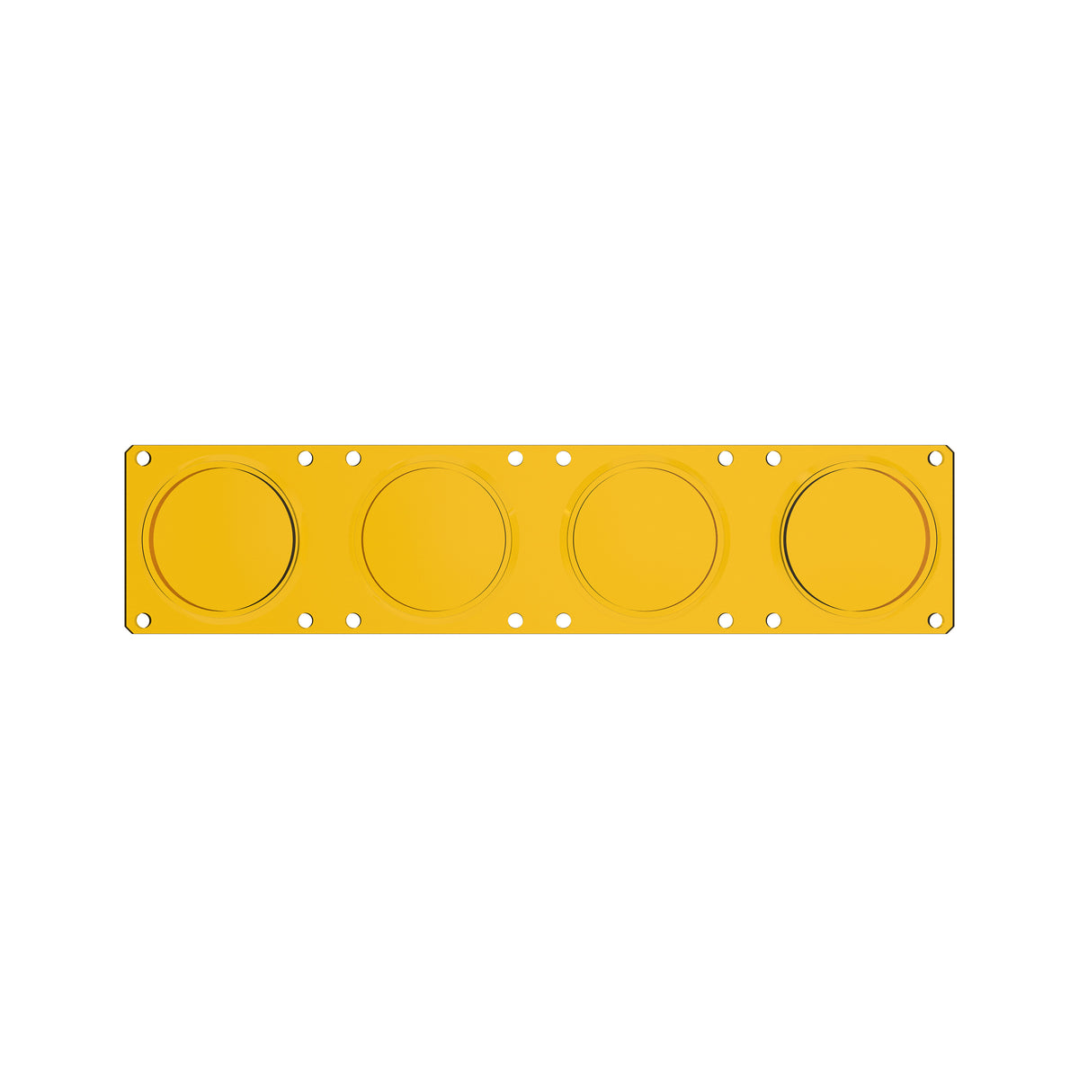LED Light Bar Lens Flex Era Bar Spot Yellow KC HiLiTES