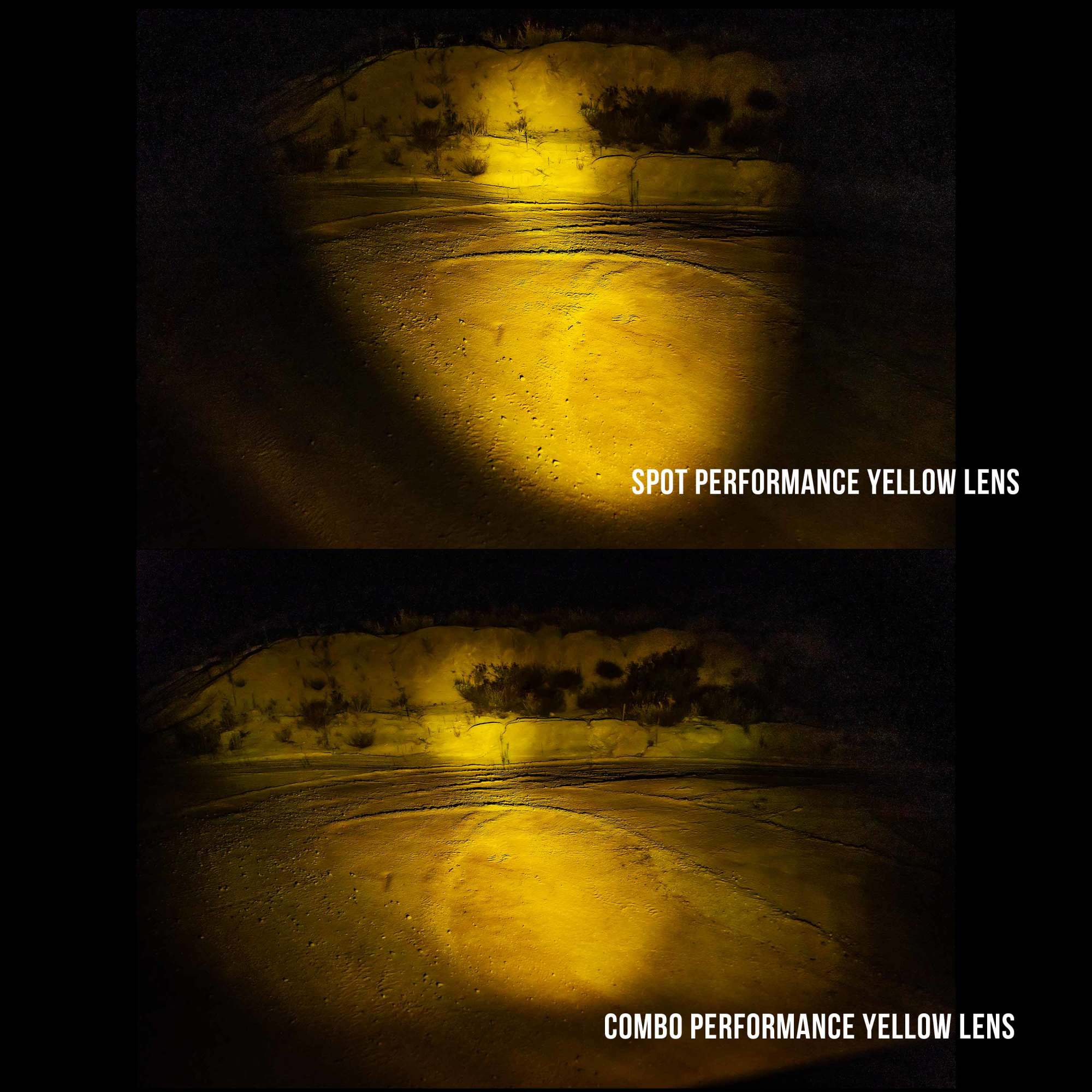 LED Light Bar Lens Flex Era Bar Spot Yellow KC HiLiTES