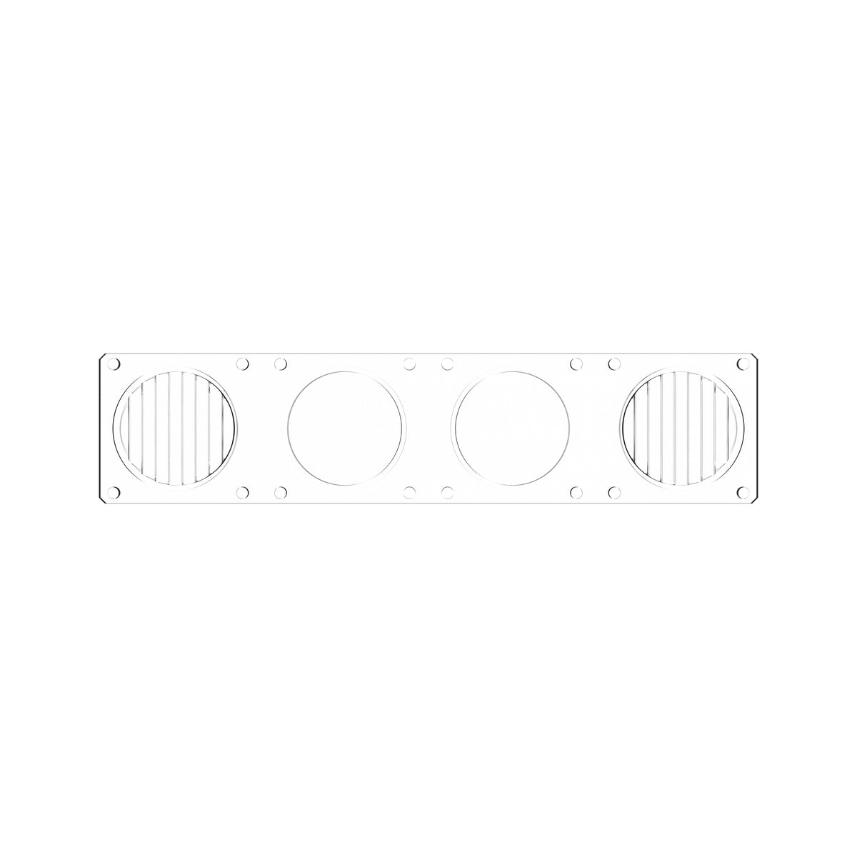 LED Light Bar Lens Flex Era Bar Combo Clear KC HiLiTES