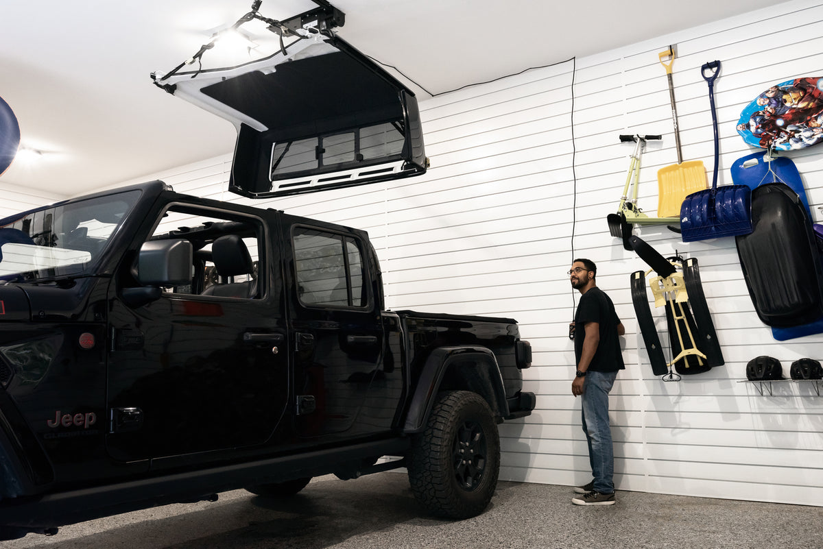 HOSS Hardtop Hoist Jeep 2018-26 Wrangler JL Black Bestop