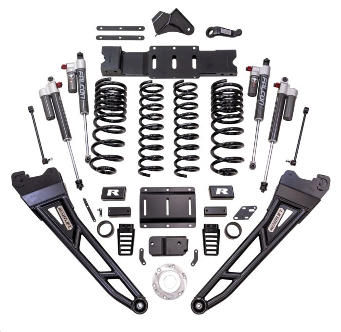 6 Inch MAX3.3 Suspension System 2019-2024 Ram 2500 W/ Falcon 3.3 Shocks And Radius Arms Standard Output Diesel Motor ReadyLIFT