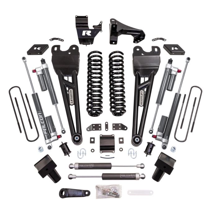 6 Inch Coil Spring Suspension System With Falcon MAX3.3 Shocks And Radius Arms 2023-2025 Ford F-250/F-350 Super Duty4WD ReadyLIFT