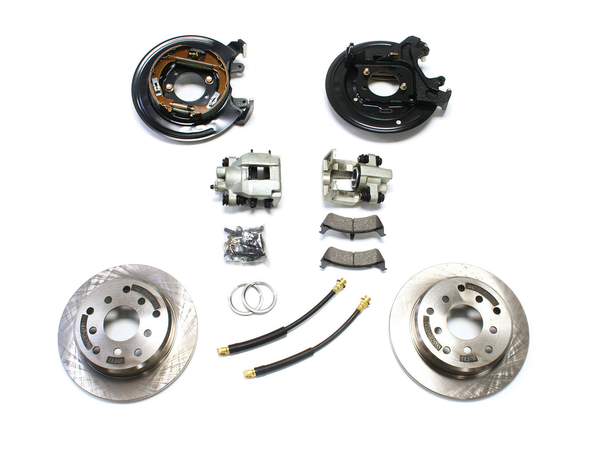 1987-90 Jeep Wrangler YJ 84-990 XJ Cherokee Rear Disc Brake Conversion Kit TeraFlex
