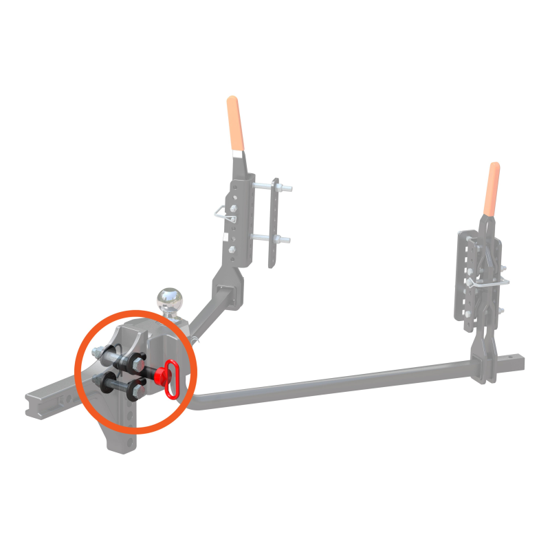 CURT TruTrack Trailer-Mounted Weight Distribution Hardware Kit Model 19300